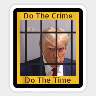 Trump 2024 Mugshot President Legend Sticker